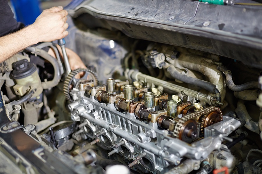 internal engine repair, valves, cam shaft, timing chain